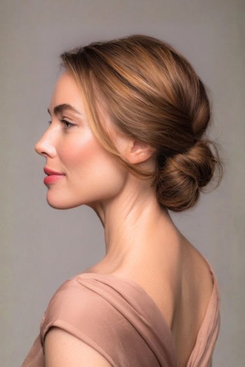 Low Chignon Hairstyle
