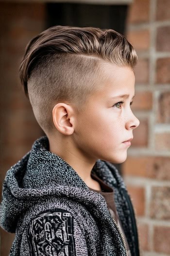 Swept-Back Disconnected Undercut Haircut
