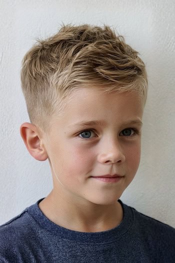 Choppy Textured Crop Haircut