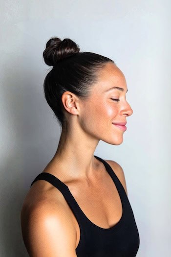 Easy Top Knot Hairstyle
