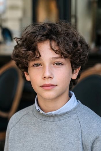 Short Tousled Curls with Volume Haircut