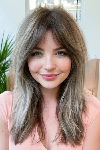Straight Shaggy Cut