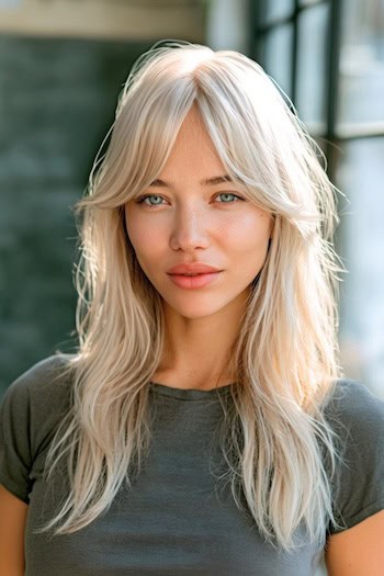 Curtain Bangs for Fine Hair Hairstyle