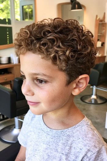 Curly Crop Haircut for Thick Hair