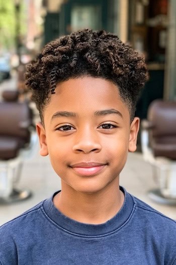 Coily Twist Fade Haircut