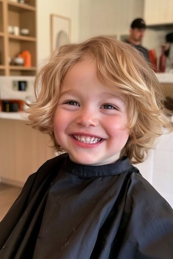 Cheek-Length Layers Haircut