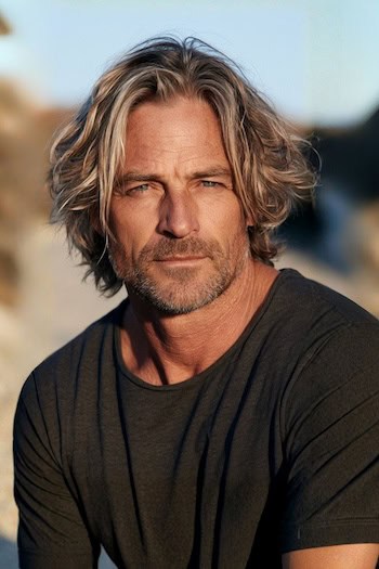 Grown-Out Beachy Waves Haircut
