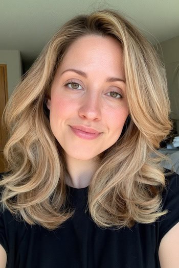 Buttery Golden Blonde Hair Color