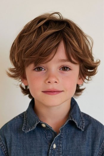 Wavy Bowl Cut Haircut