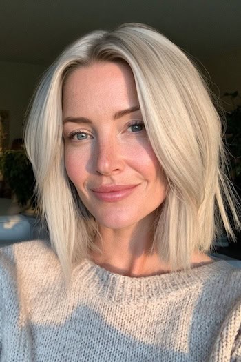 Platinum Ash Blonde Hair Color