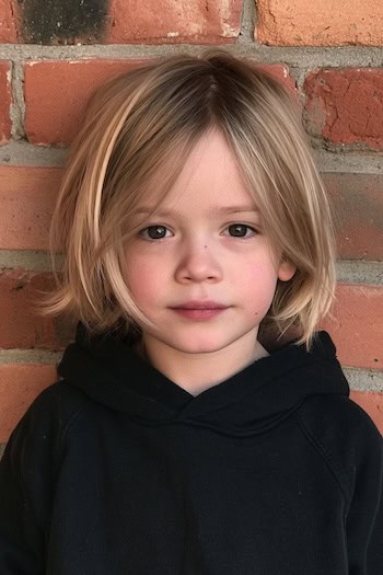 Chin-Length with Flipped Ends Haircut