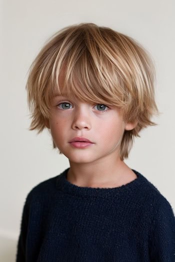 Face-Framing Layered Fringe Haircut