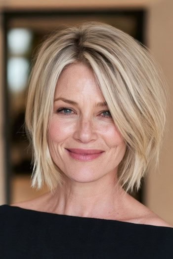Straight Textured Bob Hairstyle