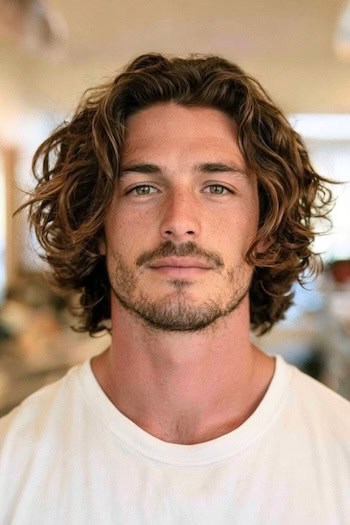 Piecey Jaw-Length Waves Hairstyle