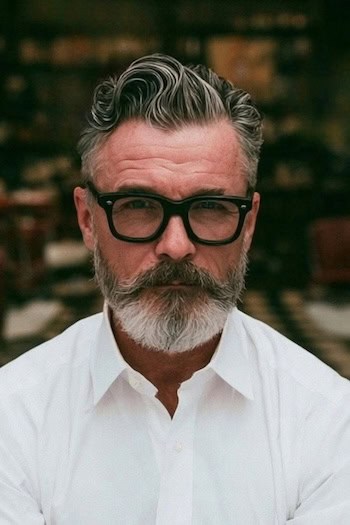 Wavy Slick Back Hairstyle