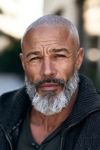 Very Short Buzz Cut with Beard Hairstyle