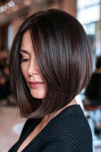 Angled Bob Hairstyle