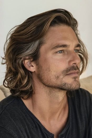 Shoulder-Length Waves Haircut