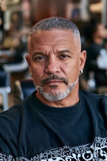 Silver Buzz Cut with Fade Haircut
