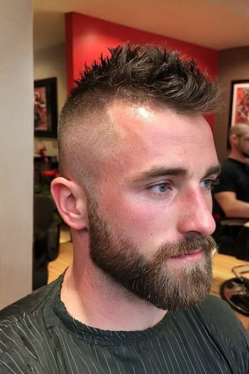High Skin Fade with Spiky Top Haircut