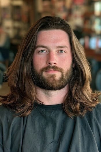 Shoulder-Length Layers Haircut