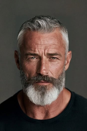Textured Crop with Full Beard Haircut
