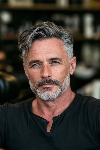 Side-Swept Layers with Cropped Sides Haircut